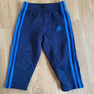 Adidas 2T Fleece Sweatpants Track Pants Navy and Blue